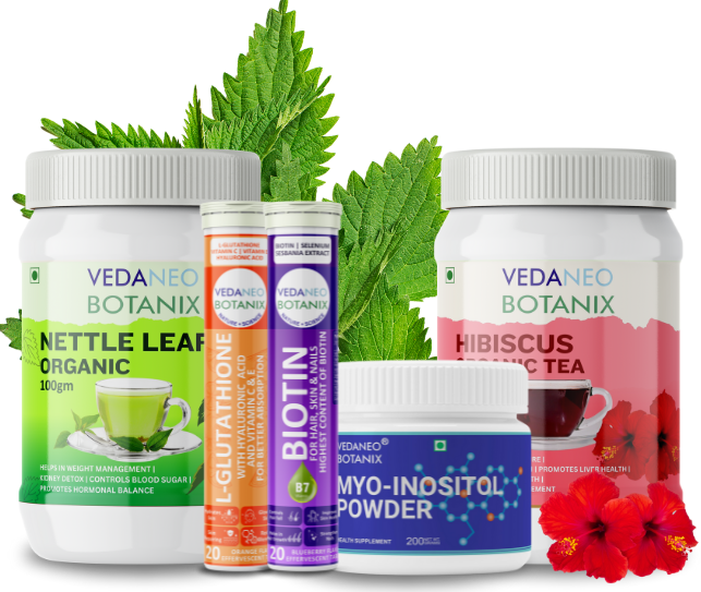 nettle leaf, glutathione, biotin, hibiscus tea, herbal tea, effervescent tablets